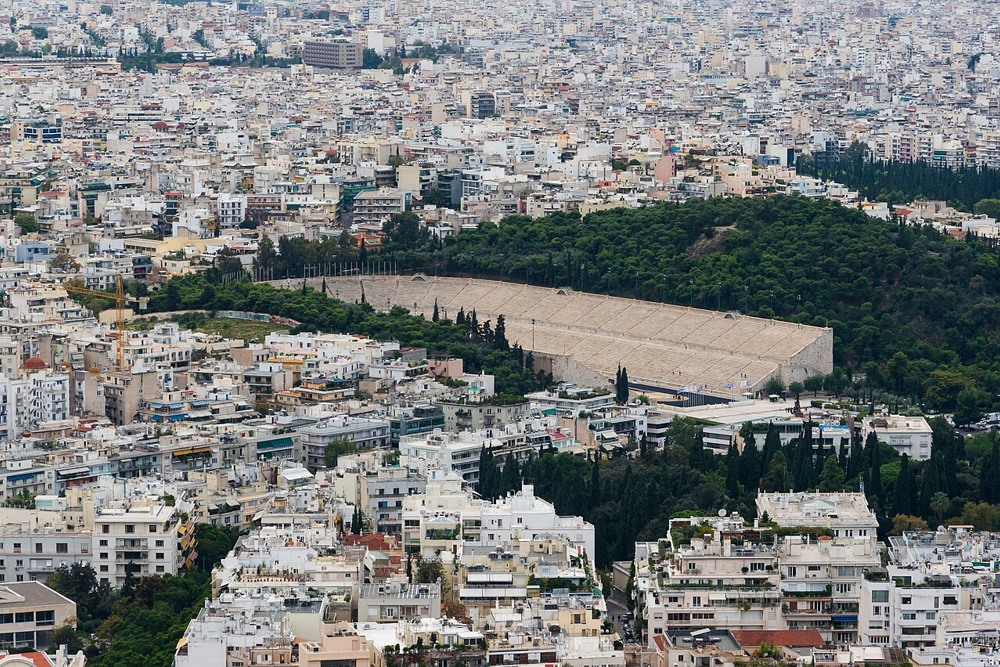 Das Panathinaiko-Stadion in Athen