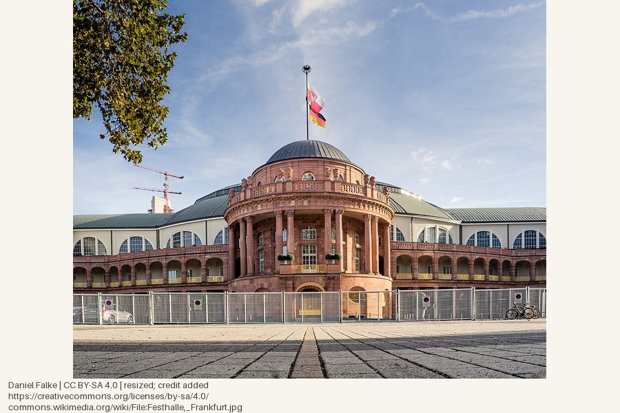 Festhalle de Fráncfort, el edificio que alberga la meta