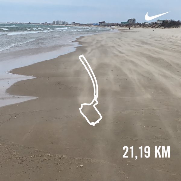Uma meia maratona à beira-mar